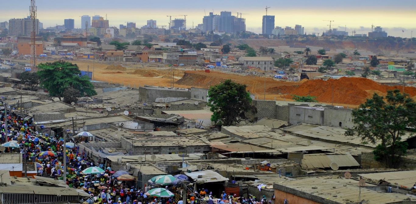 Capital city of Luanda in Angola, Africa